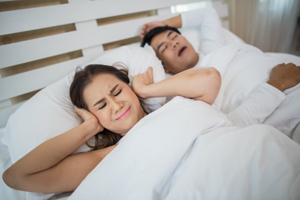 sleeping people